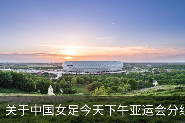 关于中国女足今天下午亚运会分组抽签结果的几个问答