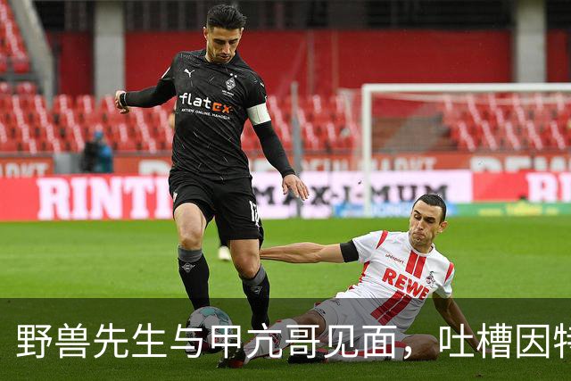 野兽先生与甲亢哥见面，吐槽因特朗普交通拥堵没看见他的开场秀